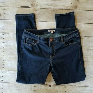 Cabi dark wash skinny jeans, size 14